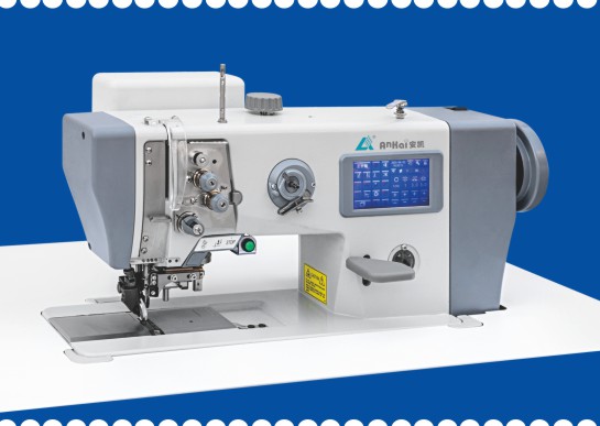 FLAT ROLLER FEEDING EDGE CUTTING SEWING MACHINE